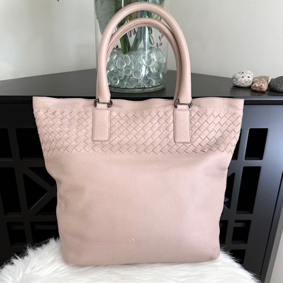 Auth Bottega Veneta Pink mauve Tuape Tote Bag - Picture 3 of 13